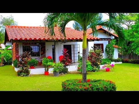 Moderna Casa con Jardín Tropical